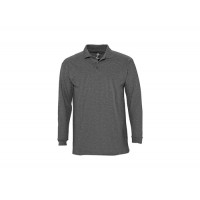 POLO PIQUÉ M/COMP 3 BOT WINTER CINZA ESCURO POLO PIQUÉ M/COMP 3 BOT WINTER CINZA ESCURO